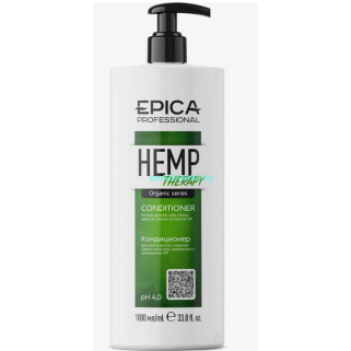Кондиционер Epika Hemp therapy Organic для роста волос с маслом семян конопли 1000 мл