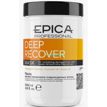 Маска Epika Deep Recover д/восстановления поврежденных волос 1000 мл Маска Epika Deep Recover д/восстановления поврежденных волос 1000 мл
