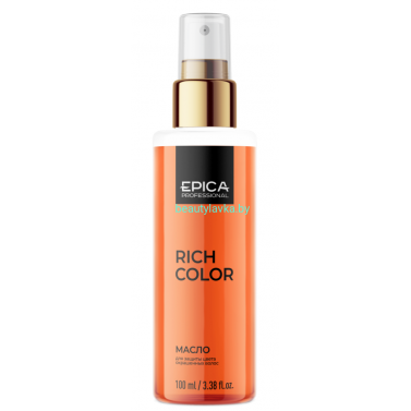 Масло для защиты цвета Epika Rich Color окрашенных волос 100 мл