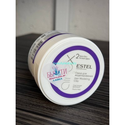 Глина для моделирования волос с матовым эффектом Пластичная фиксация ESTEL AIREX 65 мл