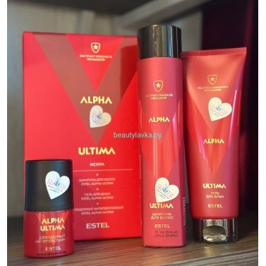 Набор Estel Professional ALPHA искра: шампунь для волос 300мл+ гель для душа 250мл+ дезодорант 100мл