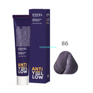 Краска-гель для волос ESTEL ANTI-YELLOW AY/86 пепельно-фиолетовый нюанс 60 мл
