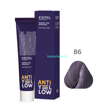 Краска-гель для волос ESTEL ANTI-YELLOW AY/86 пепельно-фиолетовый нюанс 60 мл