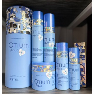 Набор увлажняющий Estel Otium Aqua шампунь 250 мл + бальзам 200 мл + маска 300 мл + спрей 200 мл + Сыворотка 100 мл