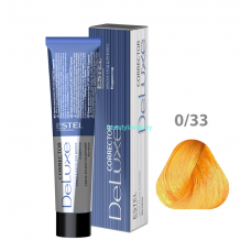 Краска-уход ESTEL De Luxe 0/33 желтый (Correct)