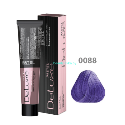 Краска-уход  для волос ESTEL DE LUXE 0088 Индиго (Пастельные тона) 60 мл