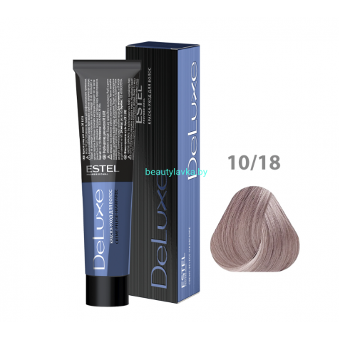 Краска-уход ESTEL De Luxe 10/18 Светлый блондин пепельно-жемчужный 60 мл