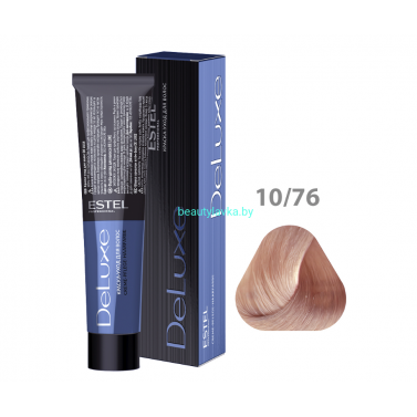 Краска-уход ESTEL De Luxe 10/76 светлый блондин коричнево-фиолетовый 60 мл