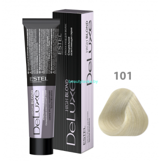 Краска-уход ESTEL De Luxe 101 пепельный блондин ультра (High blond)