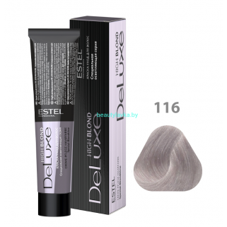 Краска-уход ESTEL De Luxe 116 пепельно-фиолетовый блондин ультра (High blond) 60 мл