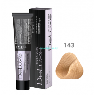 Краска-уход ESTEL De Luxe 143 медно-золотистый блондин ультра (High blond) 60 мл