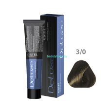 Краска-уход ESTEL De Luxe 3/0 темный шатен 60 мл