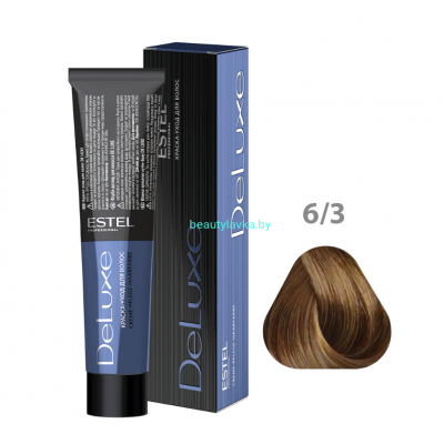Краска-уход ESTEL De Luxe 6/3 темно-русый золотистый 60 мл