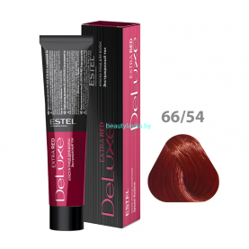 Краска-уход ESTEL De Luxe 66/54 темно-русый красно-медный (Extra Red)
