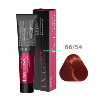 Краска-уход ESTEL De Luxe 66/54 темно-русый красно-медный (Extra Red)