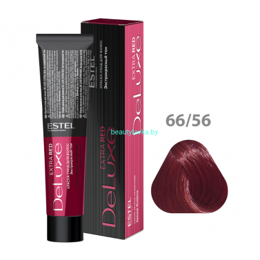 Краска-уход ESTEL De Luxe 66/56 темно-русый красно-фиолетовый (Extra Red)