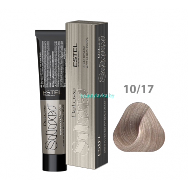 Крем-краска ESTEL De Luxe Silver 10/17 Светлый блондин пепельно-коричневый
