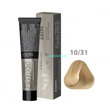 Крем-краска ESTEL De Luxe Silver 10/31 светлый блондин золотисто-пепельный