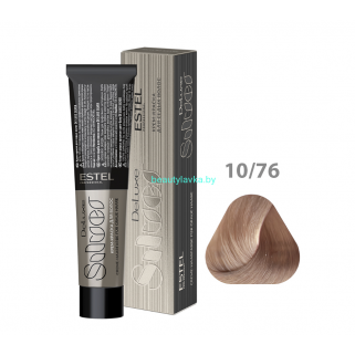 Крем-краска ESTEL De Luxe Silver 10/76 светлый блондин коричнево-фиолетовый для 100% седины