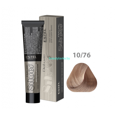 Крем-краска ESTEL De Luxe Silver 10/76 светлый блондин коричнево-фиолетовый для 100% седины