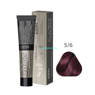 Крем-краска ESTEL De Luxe Silver 5/6 светлый шатен фиолетовый