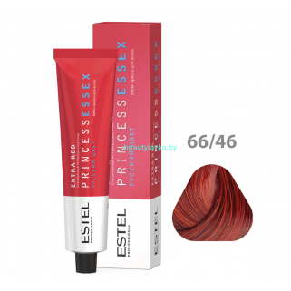 Крем-краска ESTEL PRINCESS ESSEX 66/46 Тёмно-русый медно-фиолетовый EXTRA RED 60 мл