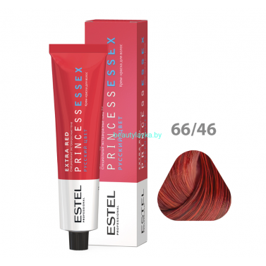 Крем-краска ESTEL PRINCESS ESSEX 66/46 Тёмно-русый медно-фиолетовый EXTRA RED 60 мл