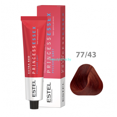 Крем-краска ESTEL PRINCESS ESSEX 77/43 Русый медно-золотистый EXTRA RED 60 мл