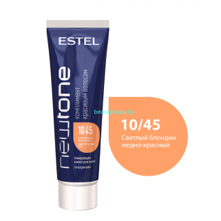Тонирующая маска для волос NEWTONE ESTEL 10/45 Светлый блондин медно-красный 60 мл