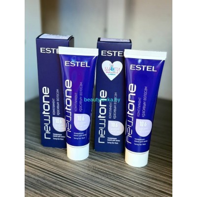 Тонирующая маска для волос NEWTONE ESTEL 10/6 Светлый блондин фиолетовый 60 мл