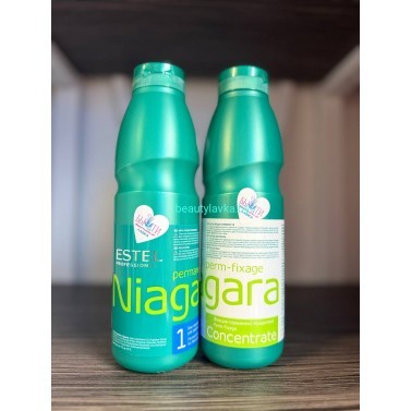 Набор для химической завивки Estel номер 1 Niagara для трудноподдающихся 2х500 мл