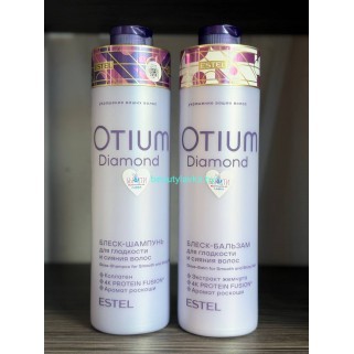 Набор для гладкости Estel Otium Diamond шампунь + бальзам по 1000 мл