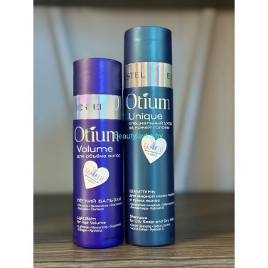 Набор для жирных Estel Otium Unique шампунь 250 мл + Volume бальзам 200 мл
