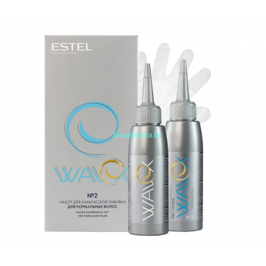 Набор для химической завивки ESTEL Wavex для нормальных волос №2