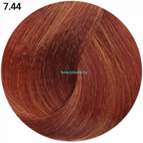 EVE Experience Инновационная стойкая крем-краска для волос блондин насыщенный медный 7.44 Farmavita 100 мл