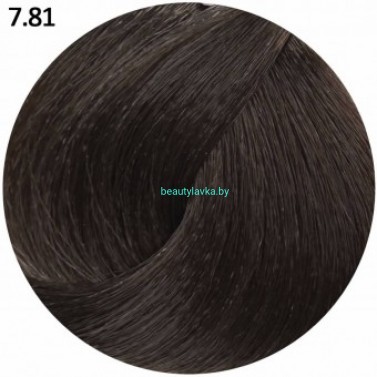 EVE Experience Инновационная стойкая крем-краска для волос блондин пепельно-коричневый 7.81 Farmavita 100 мл