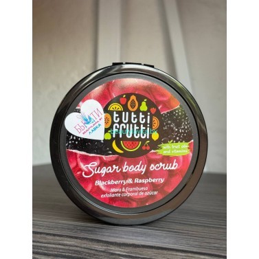 Питательный сахарный скраб для тела Farmona TUTTI FRUTTI ежевика + малина Питательный сахарный скраб для тела Farmona TUTTI FRUTTI ежевика + малина