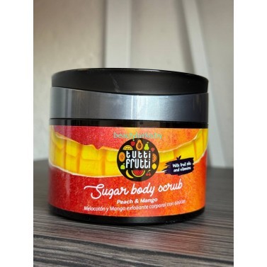 Питательный сахарный скраб для тела Farmona TUTTI FRUTTI персик + манго