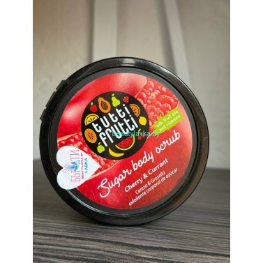 Питательный сахарный скраб для тела Farmona TUTTI FRUTTI вишня + смородина