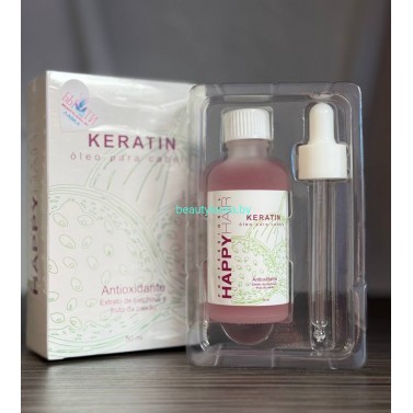 Масло маракуйи и пачули Happy Hair Keratin 50 мл