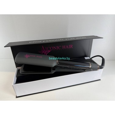 Утюжок титановые пластины Iconic Hair Серый матовый