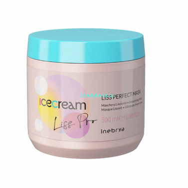 Разглаживающая маска для непослушных и пористых волос Inebrya LISS PERFECT MASK 500мл