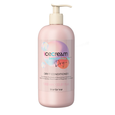 Питательный кондиционер для сухих, пористых и обработанных волос Inebrya DRY-T CONDITIONER 1000мл Питательный кондиционер для сухих, пористых и обработанных волос Inebrya DRY-T CONDITIONER 1000мл