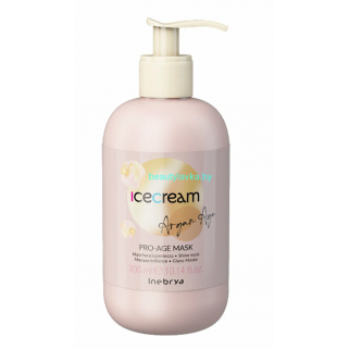 Маска для придания блеска волосам с аргановым маслом Inebrya PRO-AGE MASK 300мл