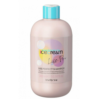 Разглаживающий шампунь для непослушных и пористых волос Inebrya LISS PERFECT SHAMPOO 300мл