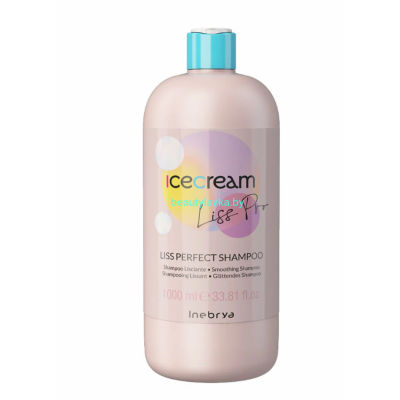 Разглаживающий шампунь для непослушных и пористых волос Inebrya LISS PERFECT SHAMPOO 1000мл