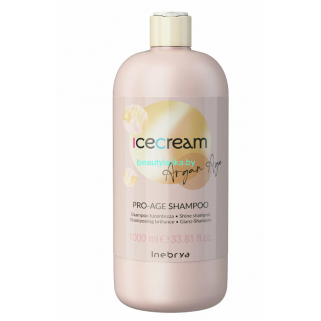 Шампунь для придания блеска волосам с аргановым маслом Inebrya PRO-AGE SHAMPOO 1000мл