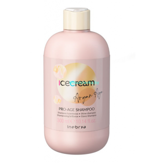 Шампунь для придания блеска волосам с аргановым маслом Inebrya PRO-AGE SHAMPOO 300мл
