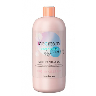 Восстанавливающий шампунь для зрелых, пористых, обработанных волос Inebrya HAIR LIFT SHAMPOO 1000мл