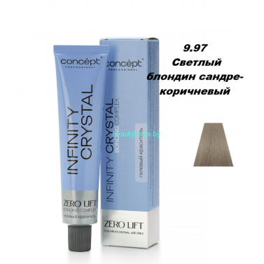 Краска Infinity Crystal 9.97 светлый блондин сандре-коричневый 60 мл